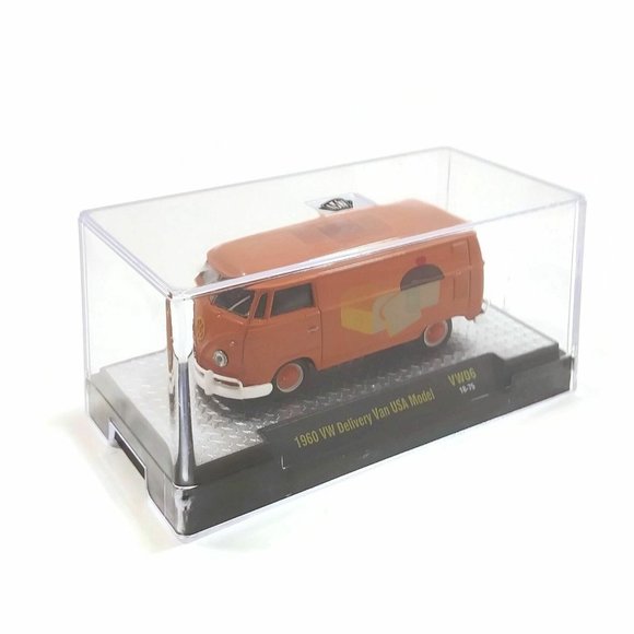 1960 WW Delivery Van USA Model Orange Volkswagen Collectible Cars Collection - Picture 3 of 7